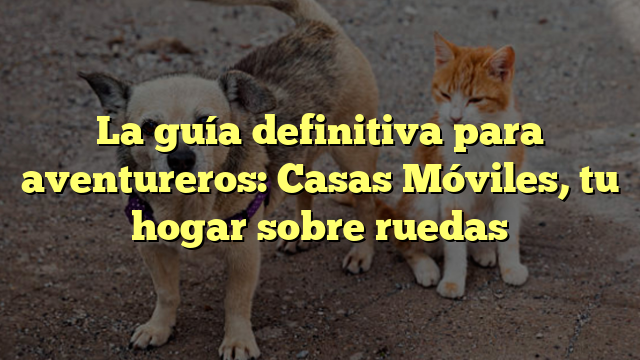 La guía definitiva para aventureros: Casas Móviles, tu hogar sobre ruedas