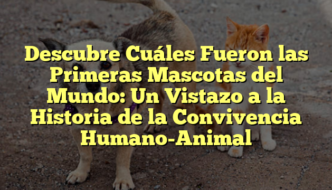 Descubre Cuáles Fueron las Primeras Mascotas del Mundo: Un Vistazo a la Historia de la Convivencia Humano-Animal