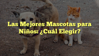 Las Mejores Mascotas para Niños: ¿Cuál Elegir?